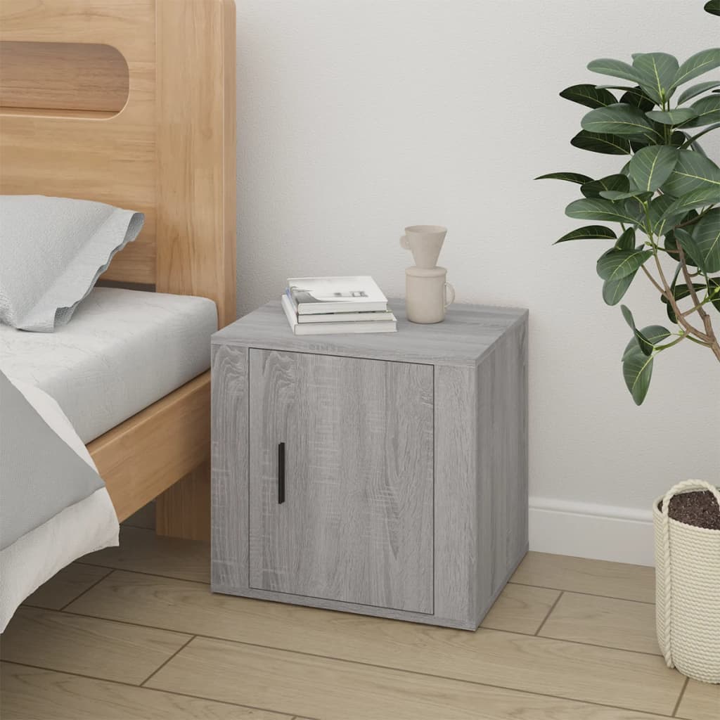 Comodino 2 pz Grigio Sonoma 50x39x47 cm - homemem39