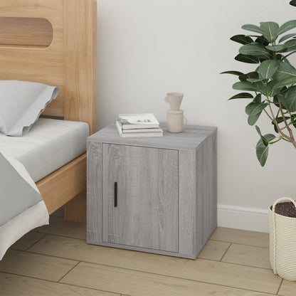 Comodino 2 pz Grigio Sonoma 50x39x47 cm - homemem39