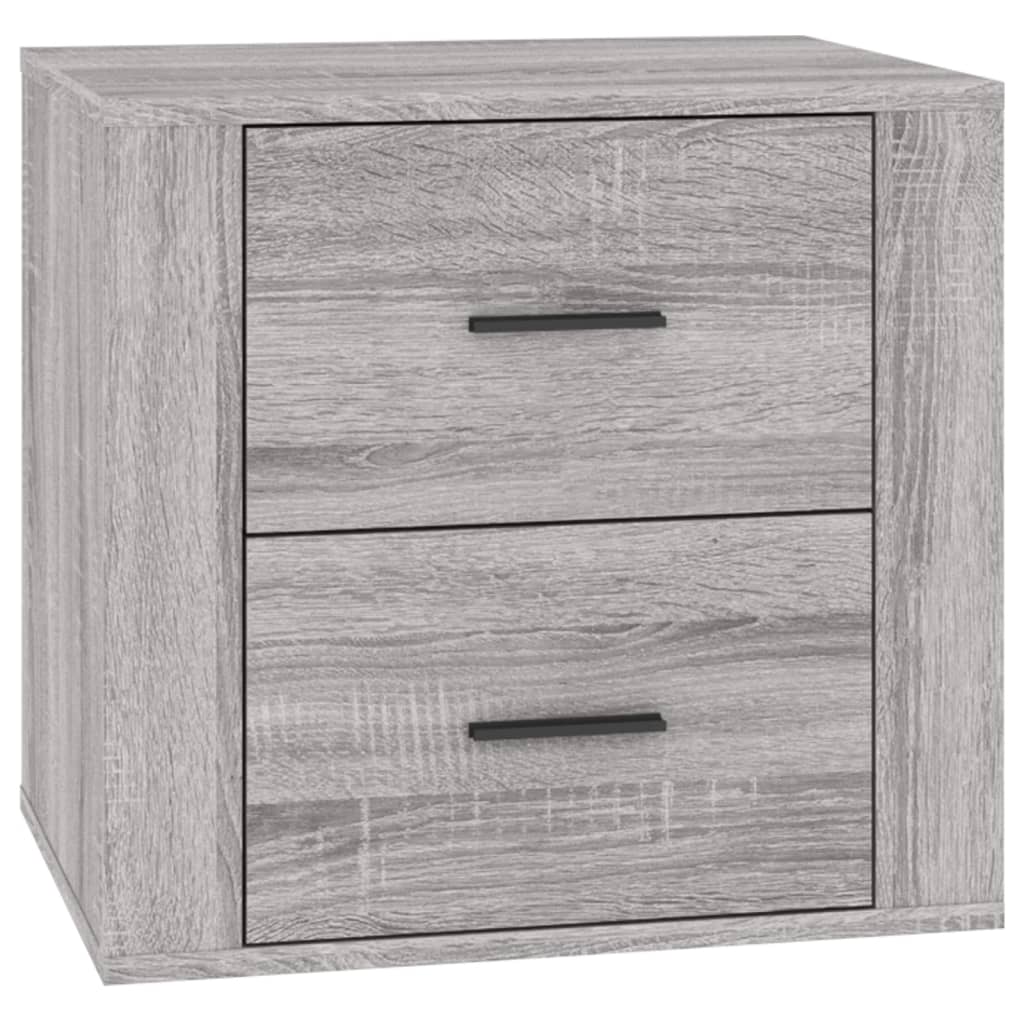 Comodino Grigio Sonoma 50x39x47 cm - homemem39