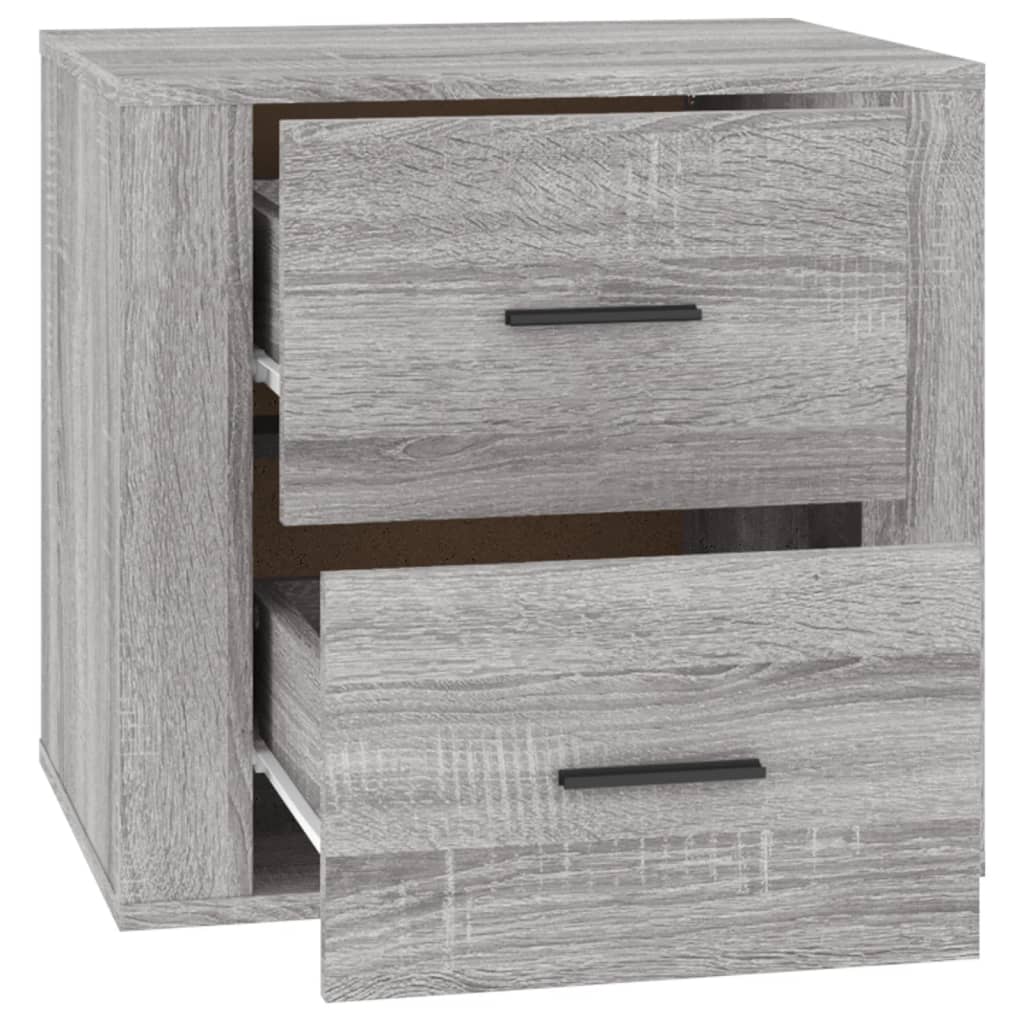 Comodino Grigio Sonoma 50x39x47 cm - homemem39