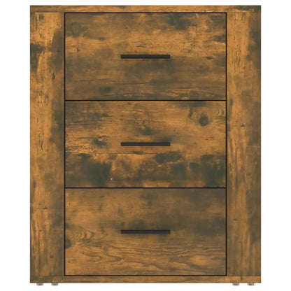 Comodino Rovere Fumo 50x36x60 cm Legno Multistrato - homemem39