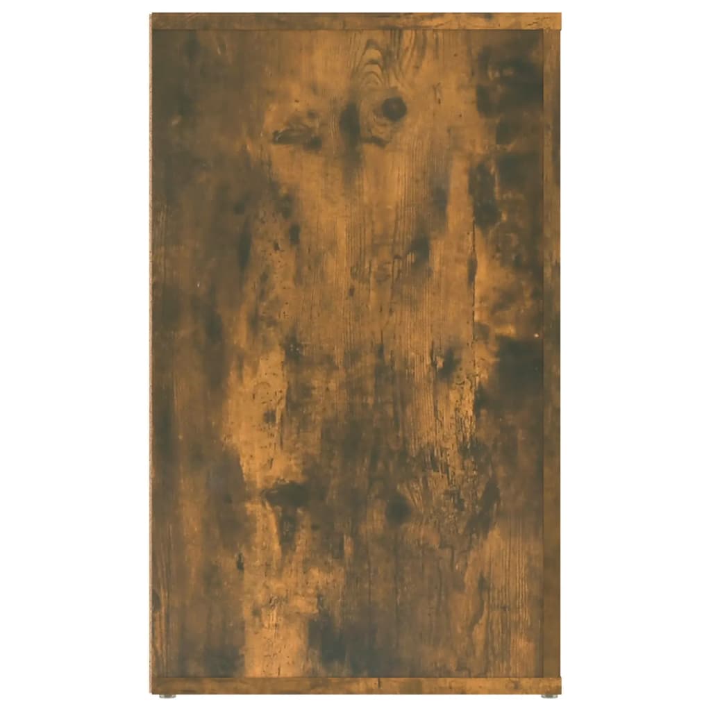 Comodino Rovere Fumo 50x36x60 cm Legno Multistrato - homemem39