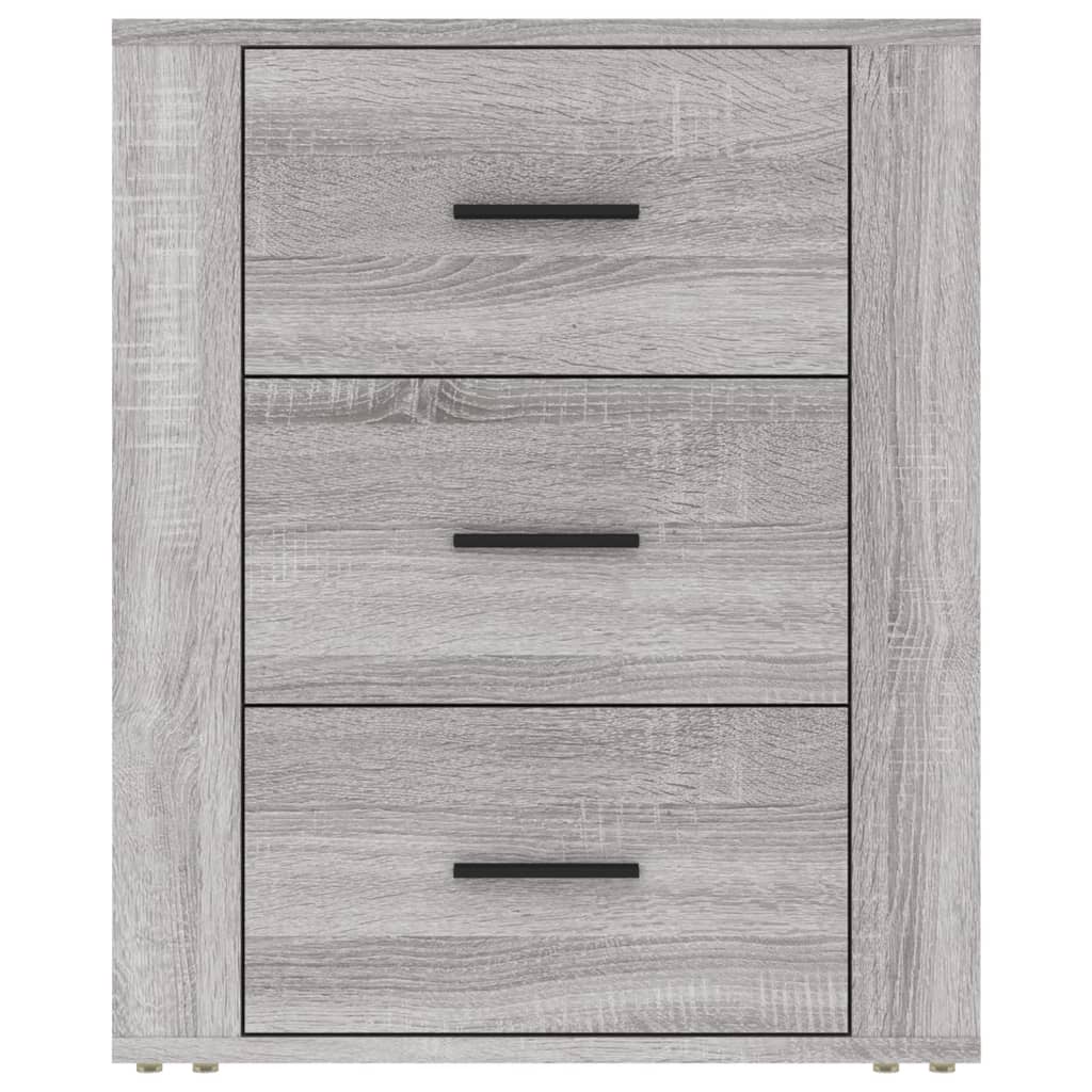Comodino Grigio Sonoma 50x36x60 cm in Legno Multistrato - homemem39