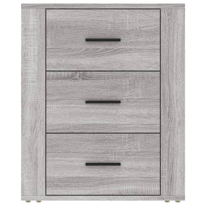 Comodino Grigio Sonoma 50x36x60 cm in Legno Multistrato - homemem39