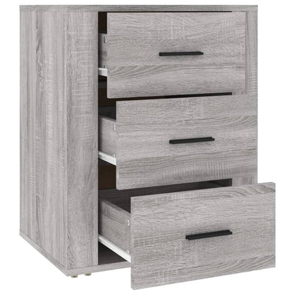 Comodino Grigio Sonoma 50x36x60 cm in Legno Multistrato - homemem39