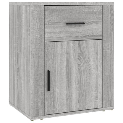 Comodino Grigio Sonoma 50x36x60 cm in Legno Multistrato - homemem39