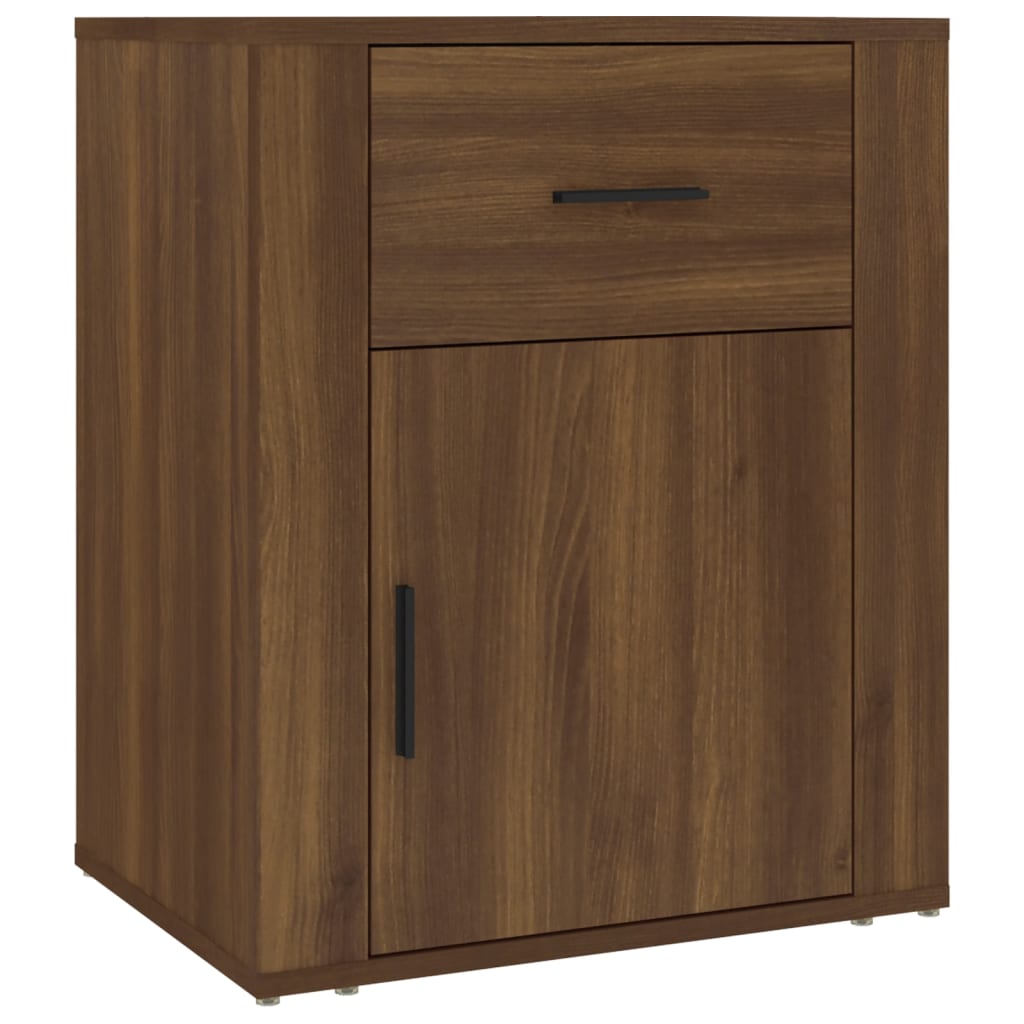Comodino Rovere Marrone 50x36x60 cm Legno Multistrato - homemem39