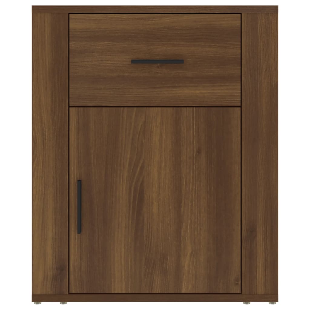 Comodino Rovere Marrone 50x36x60 cm Legno Multistrato - homemem39