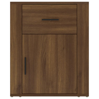 Comodino Rovere Marrone 50x36x60 cm Legno Multistrato - homemem39