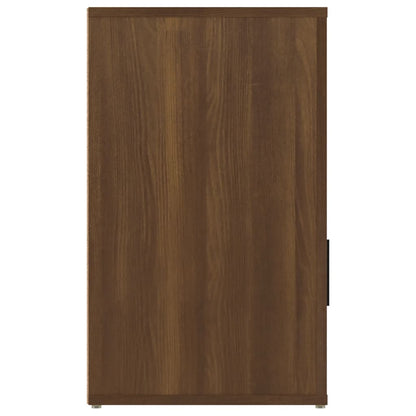 Comodino Rovere Marrone 50x36x60 cm Legno Multistrato - homemem39