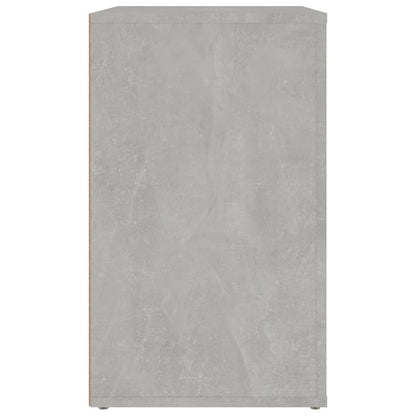 Comodino Grigio Cemento 50x36x60 cm in Legno Multistrato - homemem39