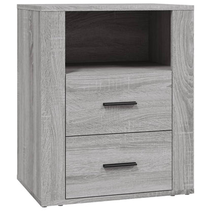 Comodino Grigio Sonoma 50x36x60 cm in Legno Multistrato - homemem39