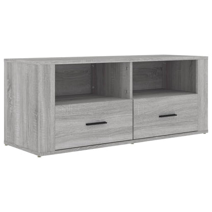 Mobile TV Grigio Sonoma 100x35x40 cm in Legno Multistrato - homemem39