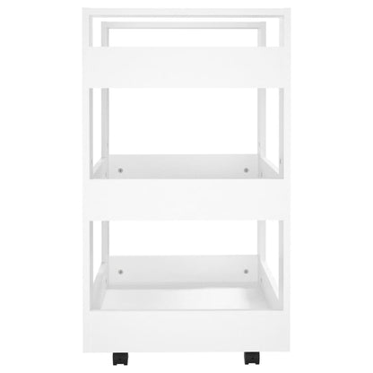 Carrello da Cucina Bianco 60x45x80 cm in Legno Multistrato - homemem39