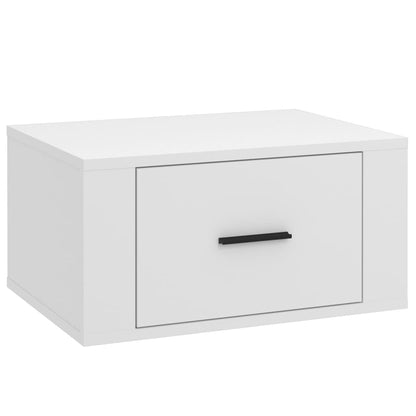 Comodino a Parete Bianco 50x36x25 cm - homemem39