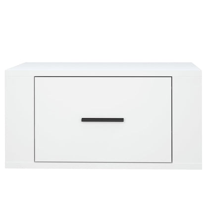 Comodini a Parete 2 pz Bianchi 50x36x25 cm - homemem39