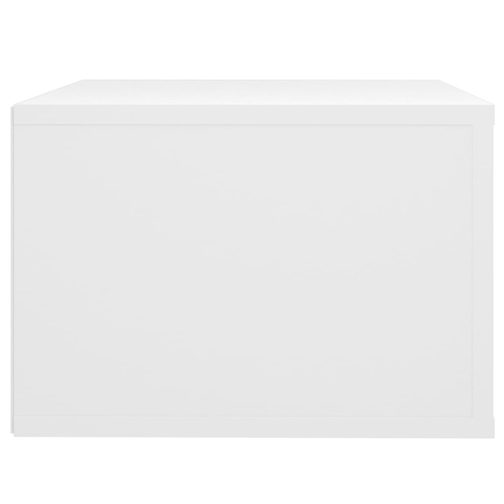 Comodini a Parete 2 pz Bianchi 50x36x25 cm - homemem39