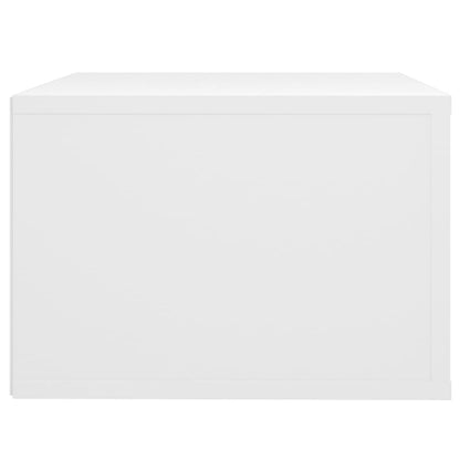 Comodini a Parete 2 pz Bianchi 50x36x25 cm - homemem39