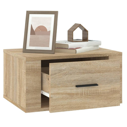 Comodini a Muro 2 pz Rovere Sonoma 50x36x25 cm - homemem39
