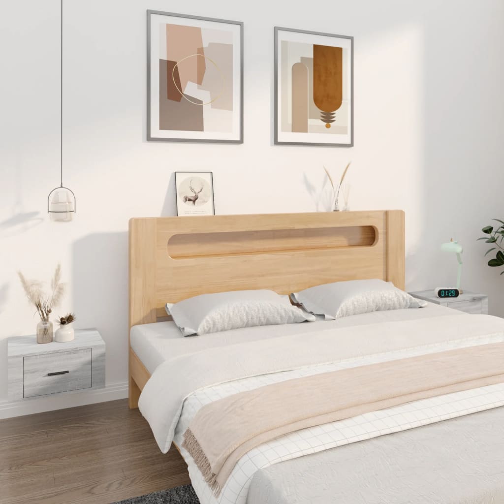 Comodini a Muro 2 pz Grigio Sonoma 50x36x25 cm - homemem39