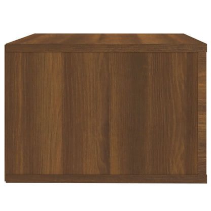Comodini a Muro 2 pz Rovere Marrone 50x36x25 cm - homemem39