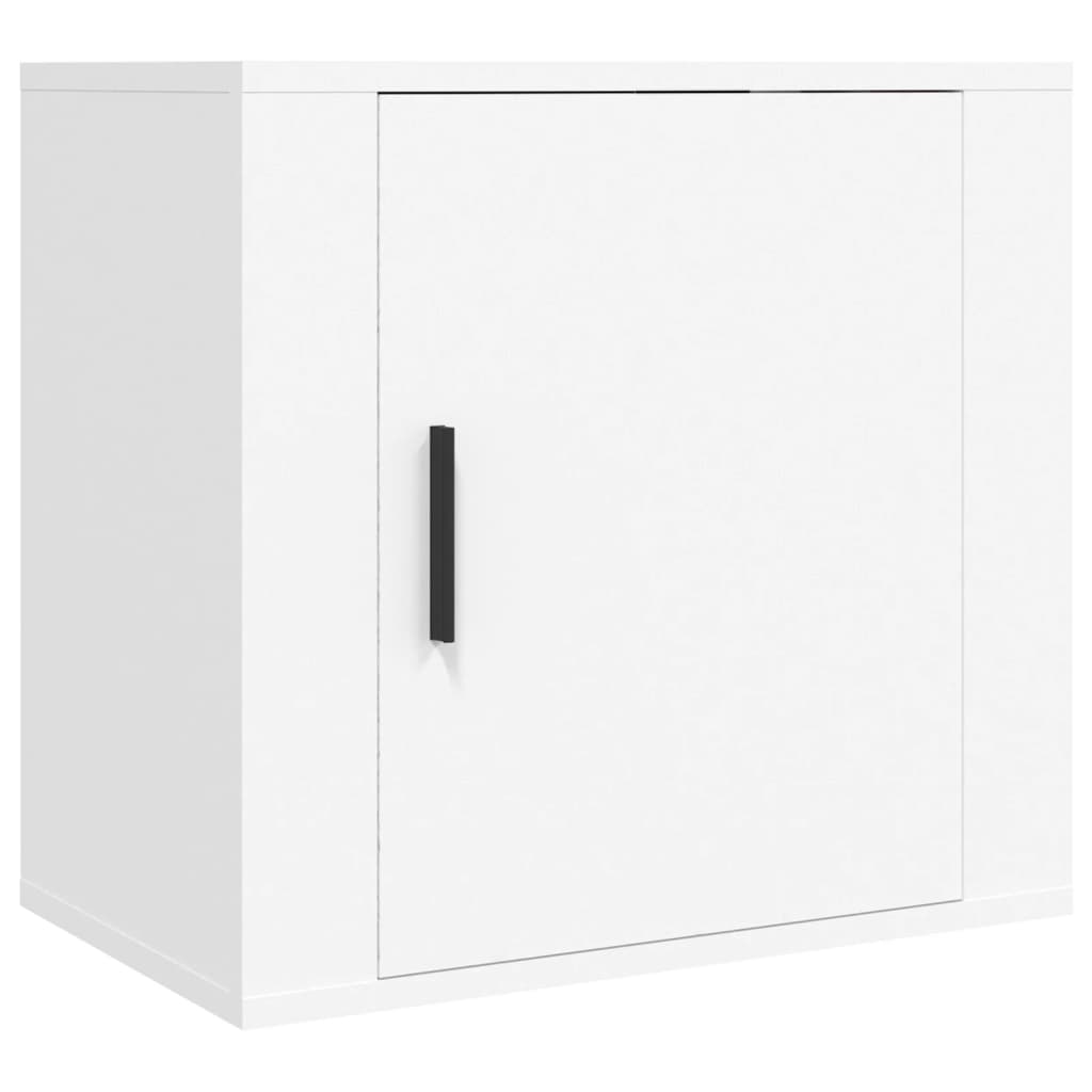 Comodino a Muro Bianco 50x30x47 cm - homemem39