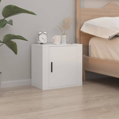 Comodini a Muro 2 pz Bianchi 50x36x47 cm - homemem39