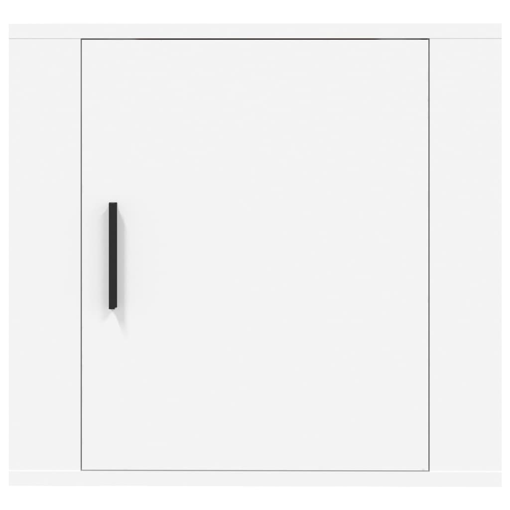 Comodini a Muro 2 pz Bianchi 50x36x47 cm - homemem39