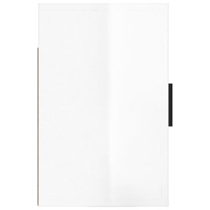 Comodini a Muro 2 pz Bianco Lucido 50x30x47 cm - homemem39