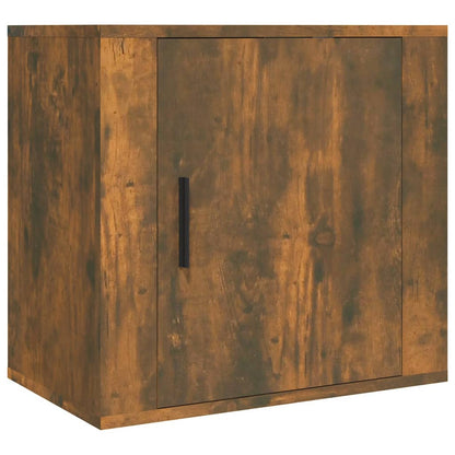 Comodini a Muro 2 pz Rovere Fumo 50x30x47 cm - homemem39