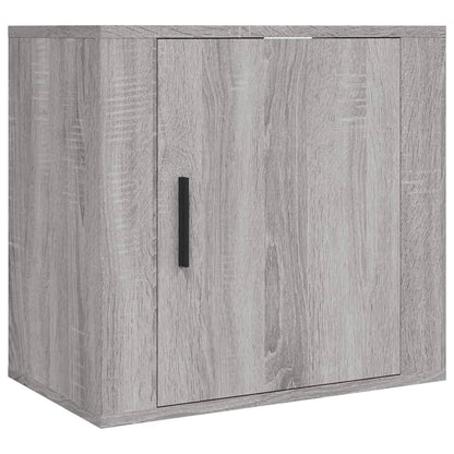 Comodino a Muro Grigio Sonoma 50x30x47 cm - homemem39