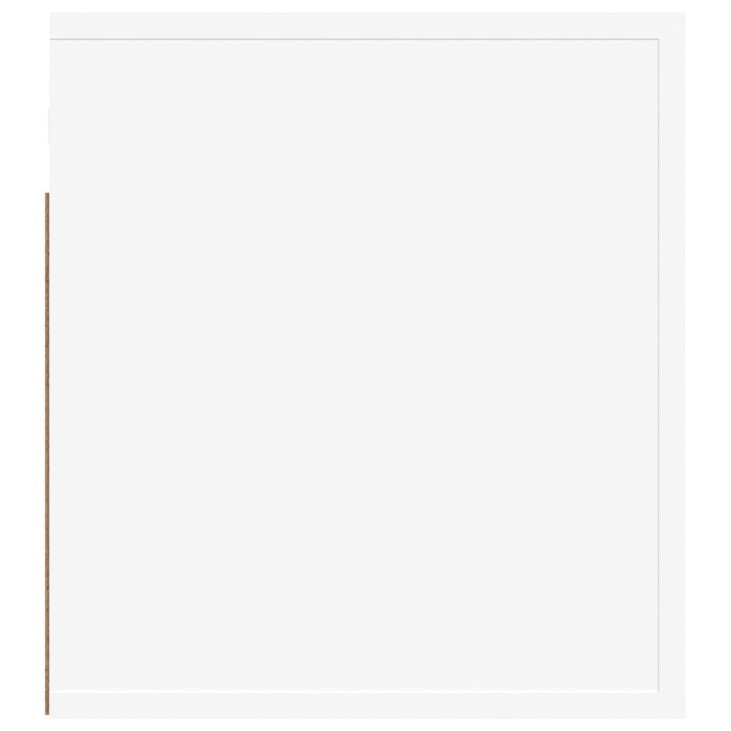 Comodini a Muro 2 pz Bianchi 50x36x40 cm - homemem39