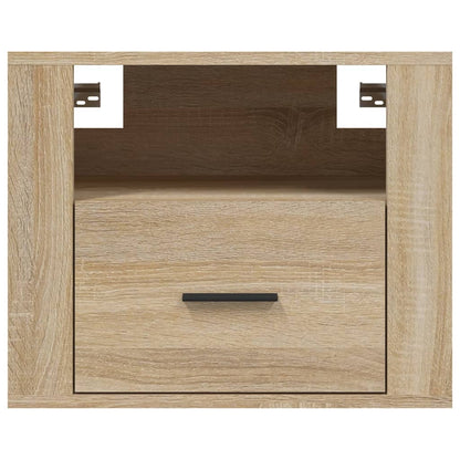 Comodino a Muro Rovere Sonoma 50x36x40 cm - homemem39