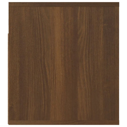 Comodini a Muro 2 pz Rovere Marrone 50x36x40 cm - homemem39