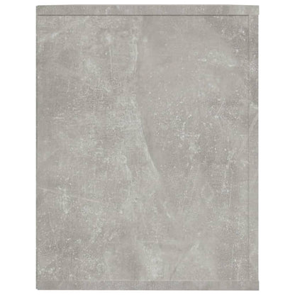 Scarpiera Grigio Cemento 75x35x45 cm in Legno Multistrato - homemem39