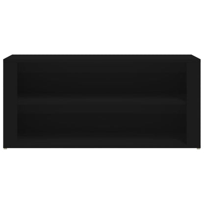 Scarpiera Nera 100x35x45 cm in Legno Multistrato - homemem39
