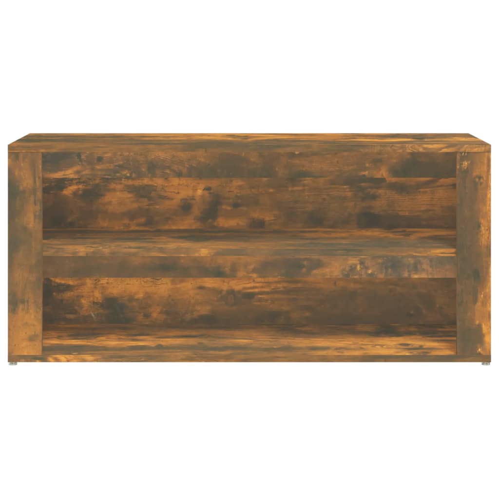 Scarpiera Rovere Fumo 100x35x45 cm in Legno Multistrato - homemem39