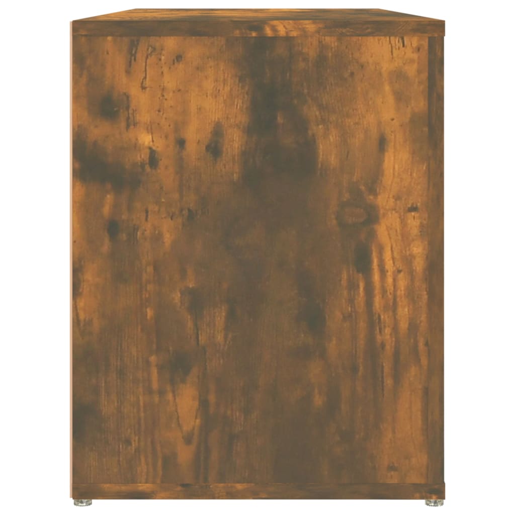 Scarpiera Rovere Fumo 100x35x45 cm in Legno Multistrato - homemem39