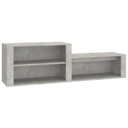 Scarpiera Grigio Cemento 150x35x45 cm in Legno Multistrato - homemem39