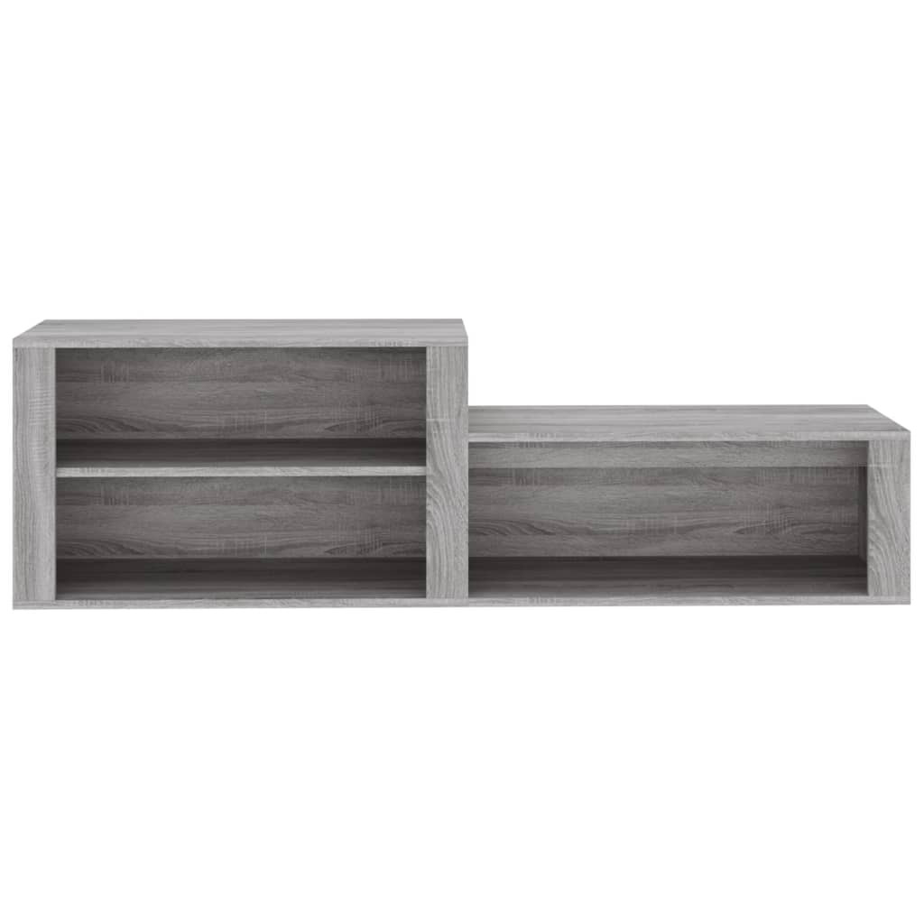 Scarpiera Grigio Sonoma 150x35x45 cm in Legno Multistrato - homemem39