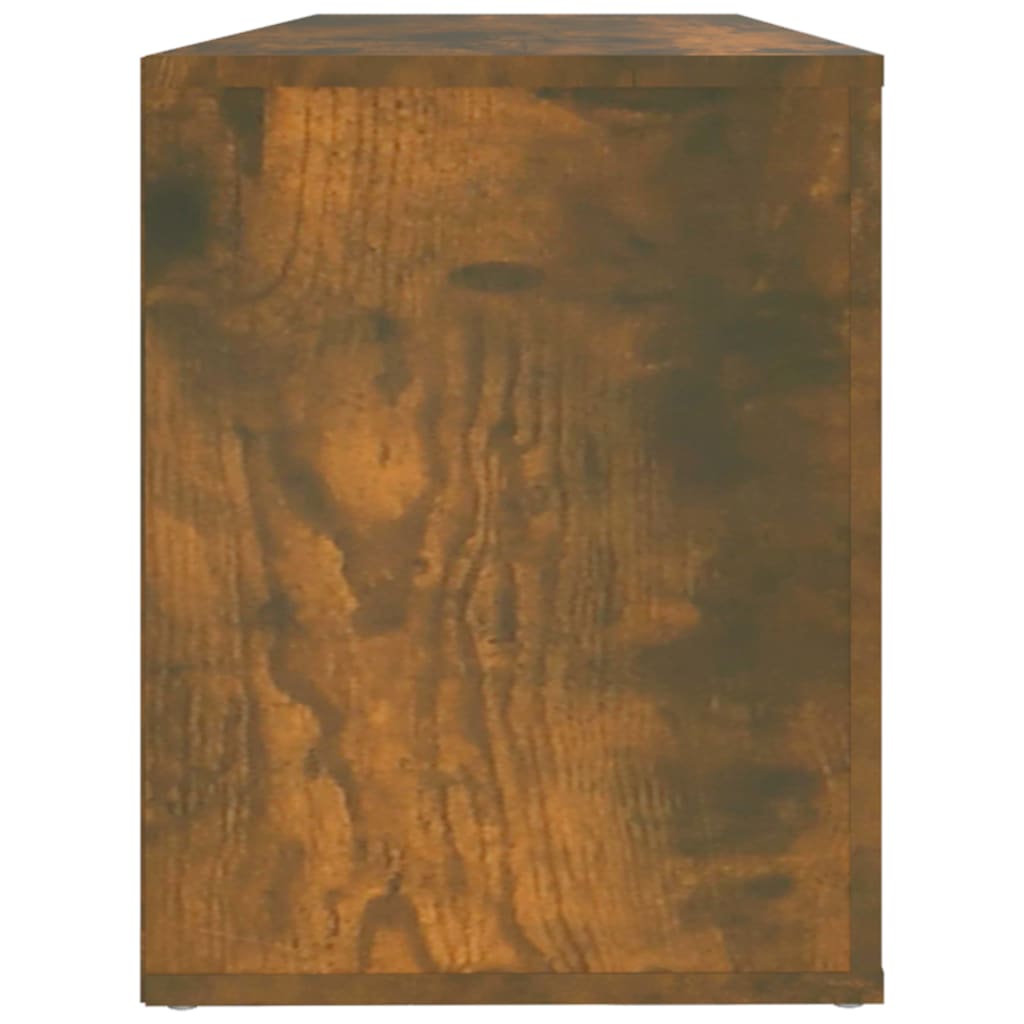 Scarpiera Rovere Fumo 100x35x45 cm in Legno Multistrato - homemem39
