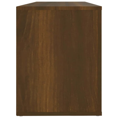 Scarpiera Rovere Marrone 100x35x45 cm in Legno Multistrato - homemem39