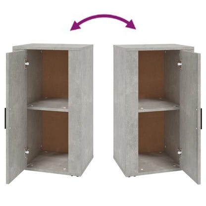 Credenza Grigio Cemento 40x33x70 cm in Legno Multistrato - homemem39