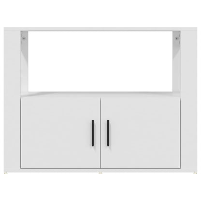 Credenza Bianca 80x30x60 cm in Legno Multistrato