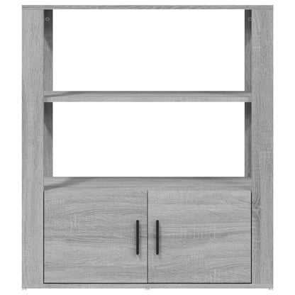 Credenza Grigio Sonoma 80x30x90 cm in Legno Multistrato - homemem39
