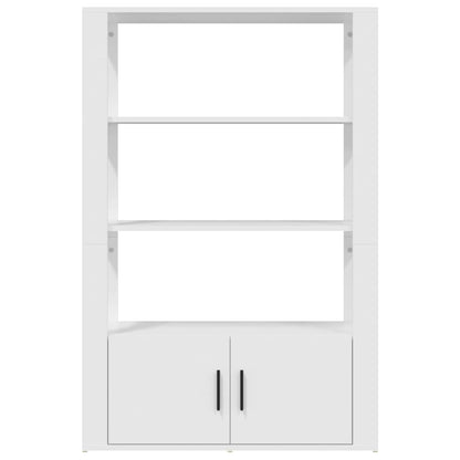 Credenza Bianca 80x30x119,5 cm in Legno Multistrato - homemem39