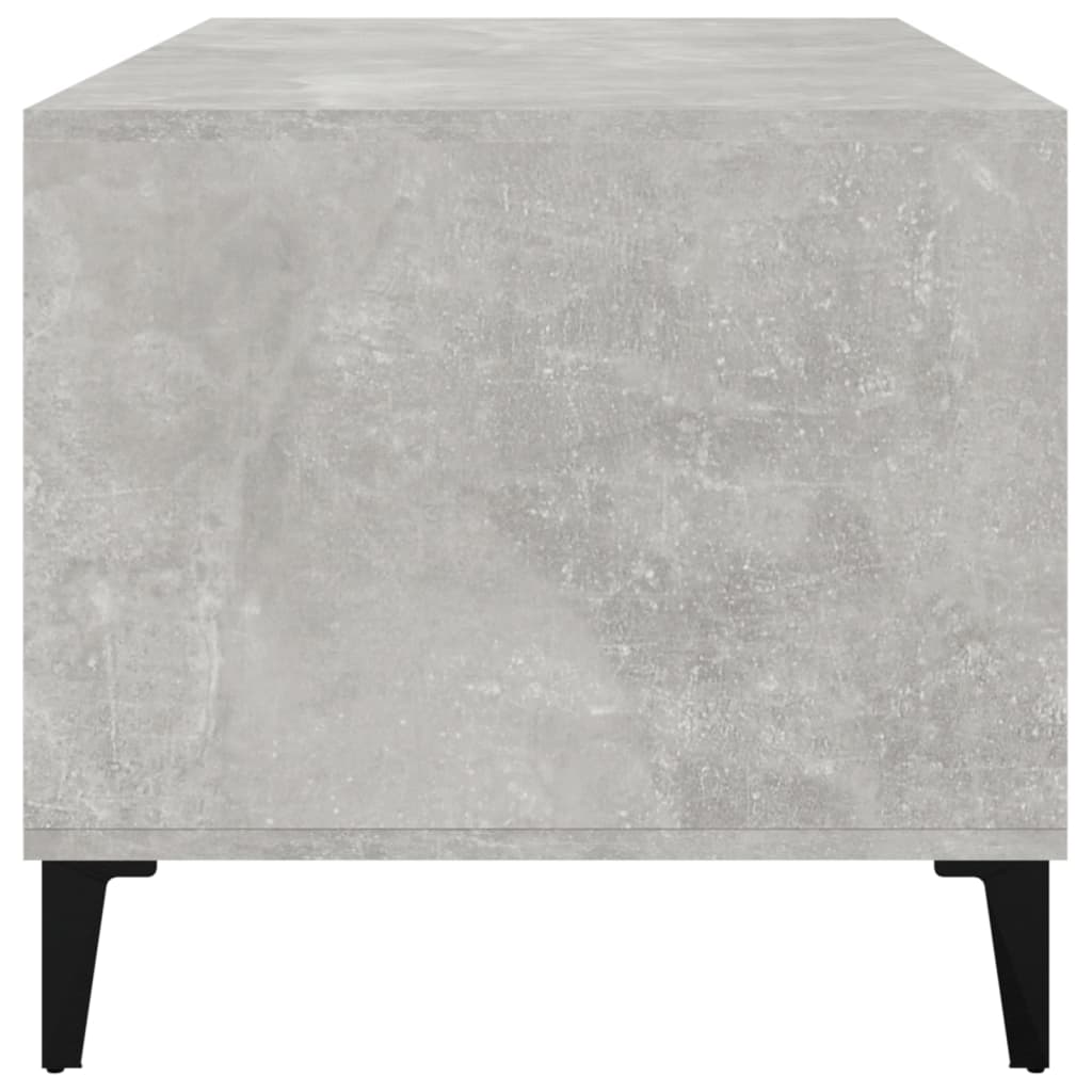 Tavolino Salotto Grigio Cemento 90x49x45 cm Legno Multistrato | homemem39