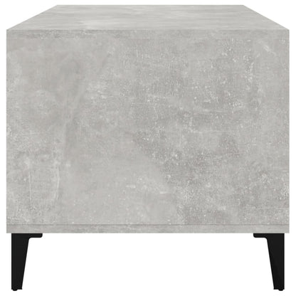 Tavolino Salotto Grigio Cemento 90x49x45 cm Legno Multistrato | homemem39