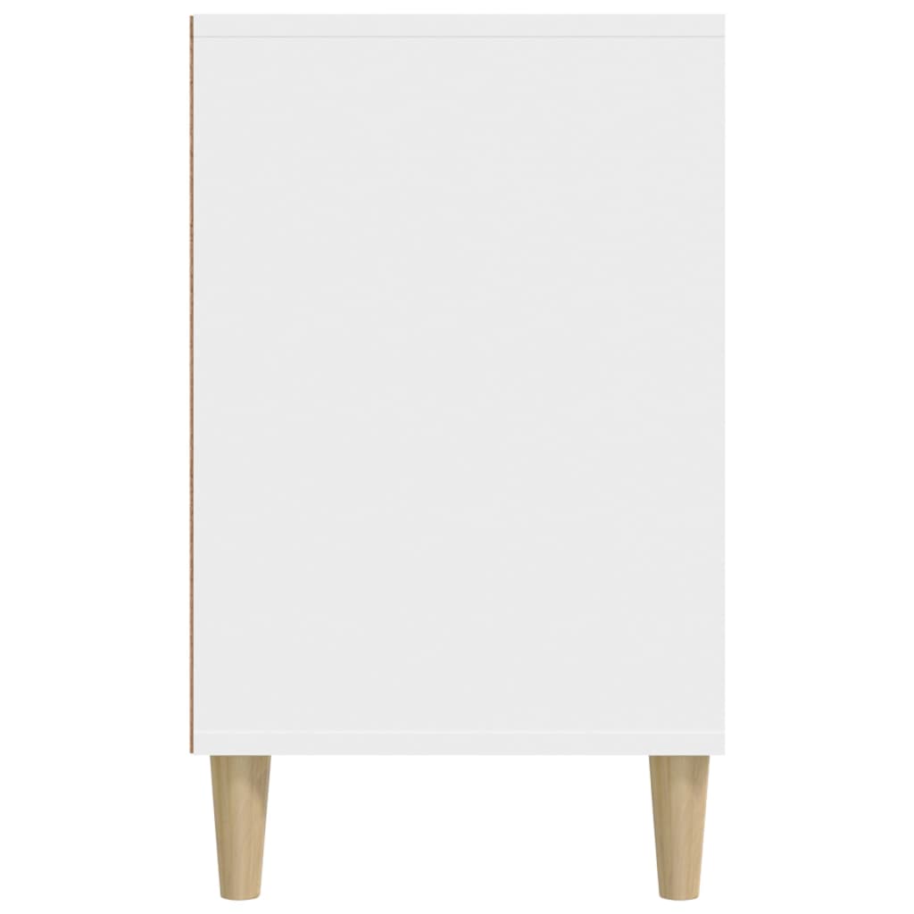 Scarpiera Bianca 102x36x60 cm in Legno Multistrato - homemem39