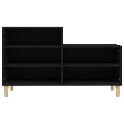 Scarpiera Nera 102x36x60 cm in Legno Multistrato - homemem39